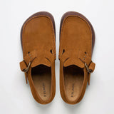 London Methow Suede/Oiled Leather| Mink/Roast