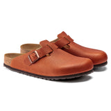 Boston Embossed | Ginger Brown Horween Leather