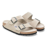 Arizona Soft Footbed | Oyster Suede Tonal