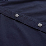 6001 Lightweight Buttoned Overshirt | Midnight Blue