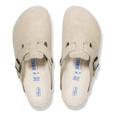 Boston Soft Footbed | Oyster Suede Tonal