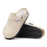 Boston Soft Footbed | Oyster Suede Tonal