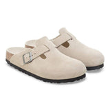 Boston Soft Footbed | Oyster Suede Tonal
