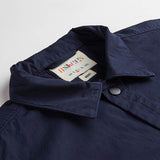 6001 Lightweight Buttoned Overshirt | Midnight Blue
