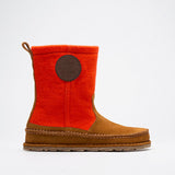 Lahti Wool/Suede Leather | Mink/Flame