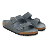 Arizona Soft Footbed | Basalt Grey Suede Tonal