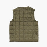 V-Neck Button Down Vest | Olive