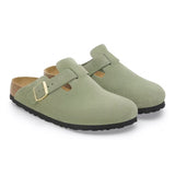 Boston Soft Footbed | Green Tea Suede