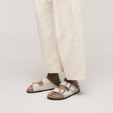 Arizona Soft Footbed | Oyster Suede Tonal