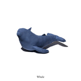 Vintage Fabric Stuffed Animal | Whale
