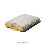 Cushion for Human and Pet | Ivory Black Mix