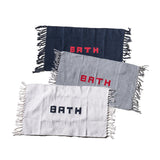 Handlom Recycled Yarn Bath Mat | Navy Blue