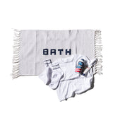 Handlom Recycled Yarn Bath Mat | White