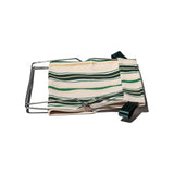 Folding Storage Bag For Café | Green Stripes