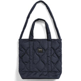 Military Down Zip Top Tote Medium | Dark Navy