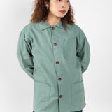 3001 Button Overshirt | Eucalyptus