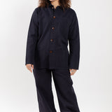 3001 Button Overshirt | Midnight Blue