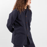 3001 Button Overshirt | Midnight Blue