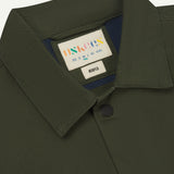3013 Button Coach Jacket | Vine Green