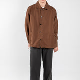 3013 Button Coach Jacket | Chocolate