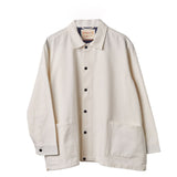 3013 Button Coach Jacket | Cream