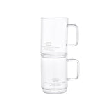 Borosilicate Glass Mug | Shallow Stacking