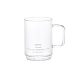 Borosilicate Glass Mug | Shallow Stacking