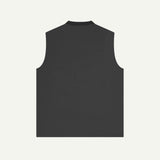 3029 Canvas Vest w/Patch Pockets | Charcoal