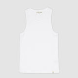 RIBTANK01.01 | Ribbed Cotton Tank Top | White