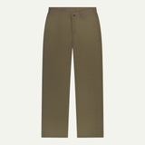 5022 Herringbone Barrel Leg Pants | Deep Taupe