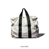 Vintage Parachute Tote Bag | Green Belt