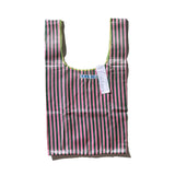School Tie Fabric Bag | Dark Green x Pink