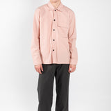 6001 Lightweight Buttoned Overshirt | Dusty Pink