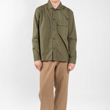 6001 Lightweight Buttoned Overshirt | Olive