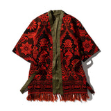 Rug Fabric Reversible Gown | Black