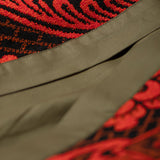 Rug Fabric Reversible Gown | Black