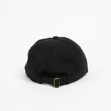 CAP01T.99 | Swan Logo Cotton Heavy Twill Cap | Deep Black