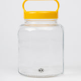 Glass Tesage Hand Bottle | Yellow