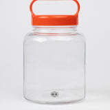 Glass Tesage Hand Bottle | Orange