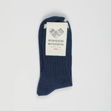 Boston Silk/Cotton Sock | Indigo
