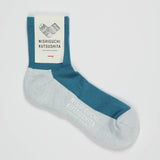 Cotton Cashmere Walk Socks | Lake Blue