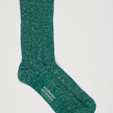 Boston Hemp/Cotton Slab Socks | Park Green