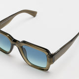 Joseph Vert Olive [E52] | Verres Fondu Bleu-Vert