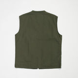 3029 Canvas Vest w/Patch Pockets | Coriander