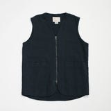 3036 Drill Zip-Up Vest | Blueberry