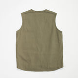 3036 Drill Zip-Up Vest | Moss