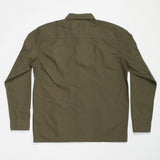 6001 Lightweight Buttoned Overshirt | Olive