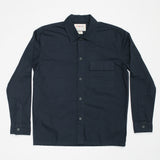 6001 Lightweight Buttoned Overshirt | Midnight Blue