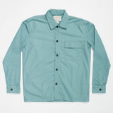 6001 Lightweight Buttoned Overshirt | Eucalyptus