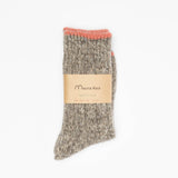 Wool Top Toe Line Socks | Gray
